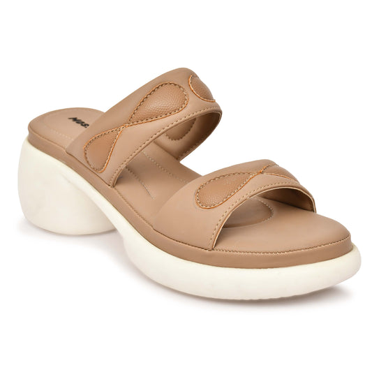 Moshun Women’s Open Toe Wedge Heel Sandals, (PCH)