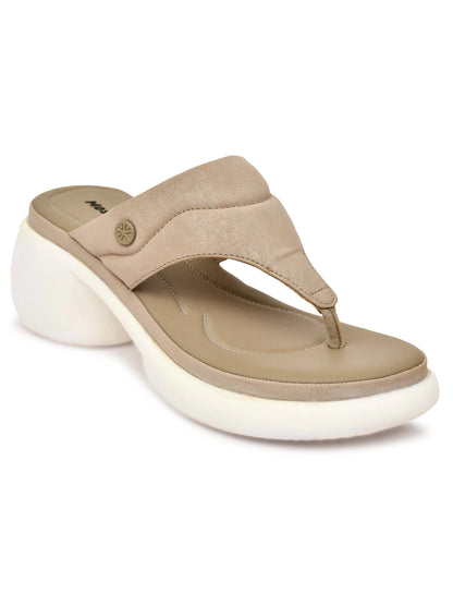 Thong Pattern Open Toe Wedge Heel Sandals