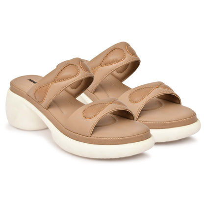 Moshun Women’s Open Toe Wedge Heel Sandals, (PCH)