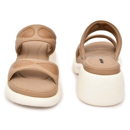 Moshun Women’s Open Toe Wedge Heel Sandals, (PCH)