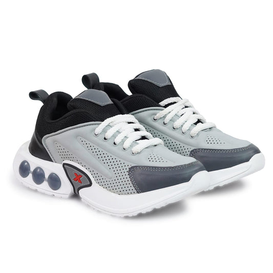 Moshun Men’s Chunky Sneakers, Lightweight Sports Shoes For Daily Wear and Casuals, (Grey)