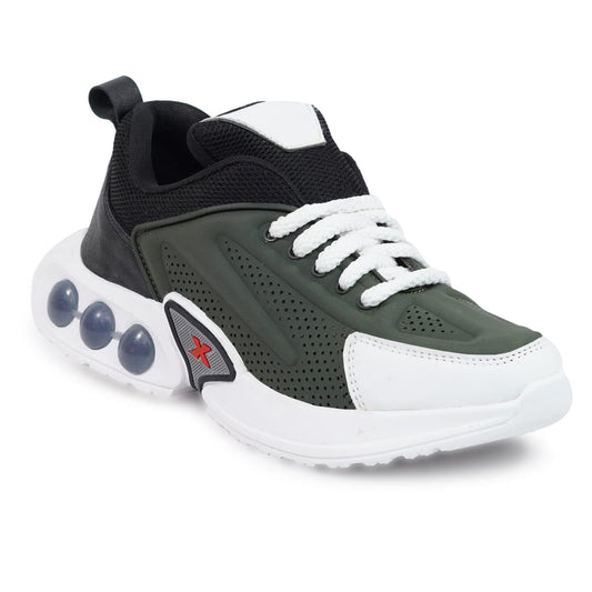 Moshun Men’s Chunky Sneakers, Lightweight Sports Shoes For Daily Wear and Casuals, (Green)