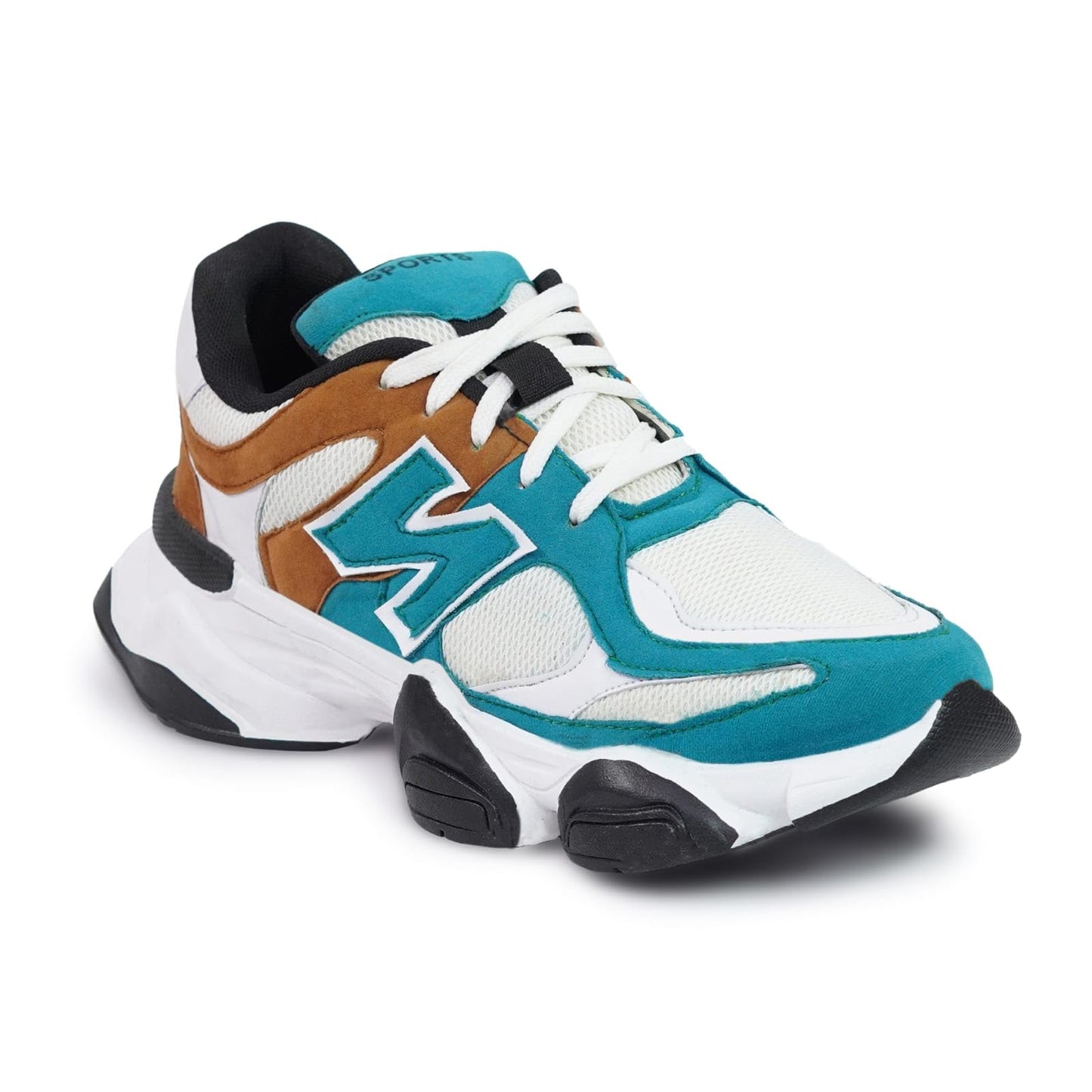 Moshun Men’s Chunky Sneakers, Lightweight Sports Shoes For Daily Wear and Casuals, (Blue)