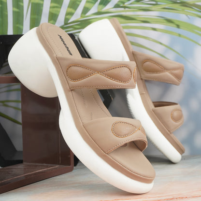 Moshun Women’s Open Toe Wedge Heel Sandals, (PCH)