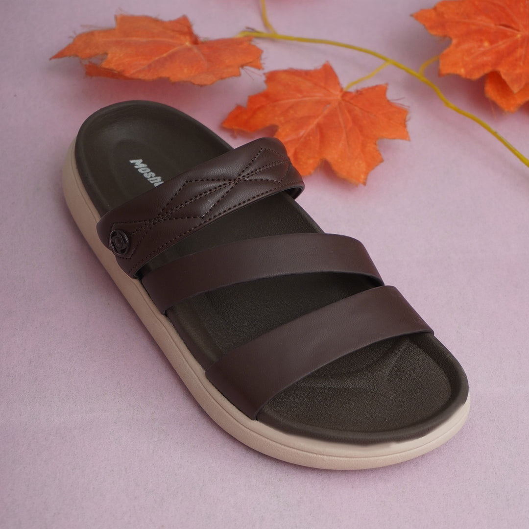 Moshun Women’s Open Toe Clogs, (Brown)