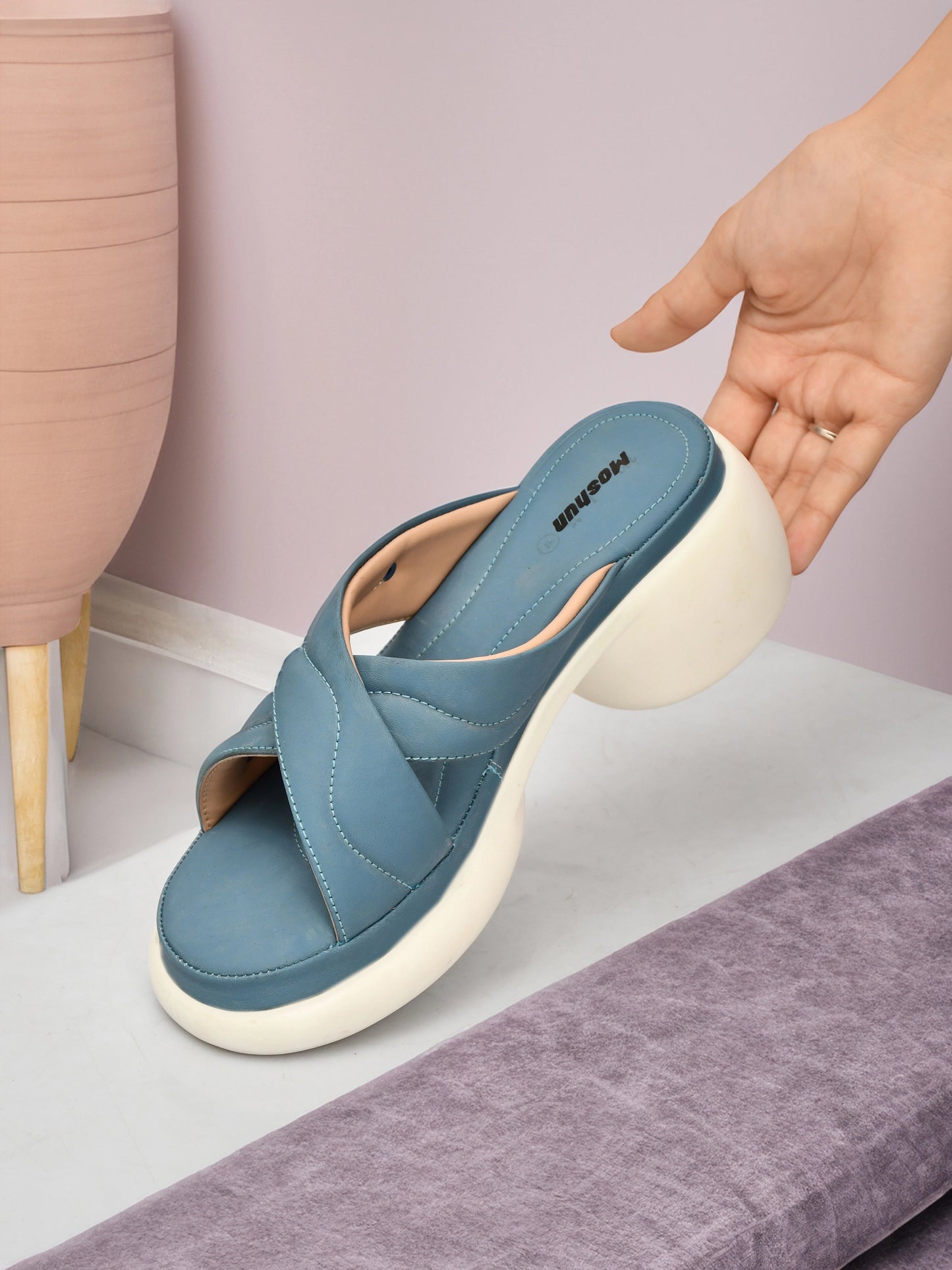 Open Toe Wedge Heel Sandals-M08