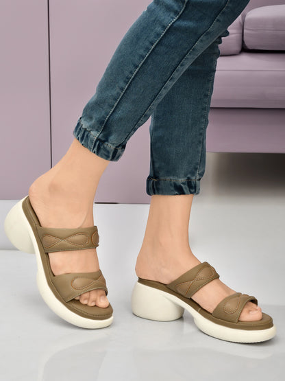 Open Toe Wedge Heel Sandals-M09