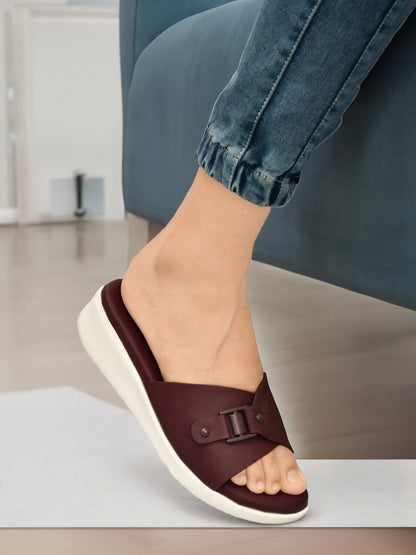 Adjustable Strap Open Toe Wedge Heel Sandals-M12