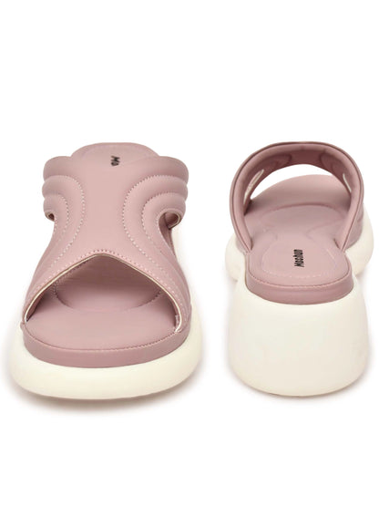 Open Toe Open Back Wedge Heel Sandals-M11