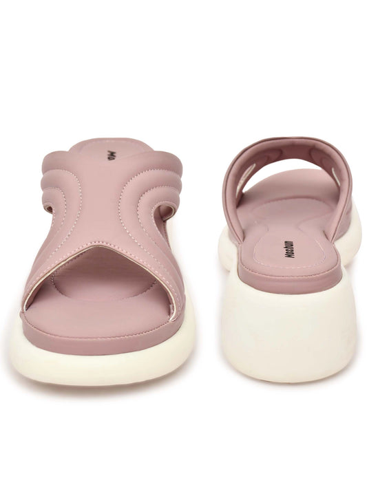 Open Toe Open Back Wedge Heel Sandals-M11