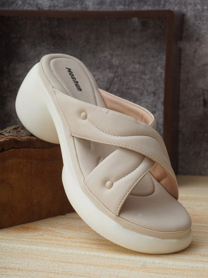 Open Toe Wedge Heel Sandals-M08