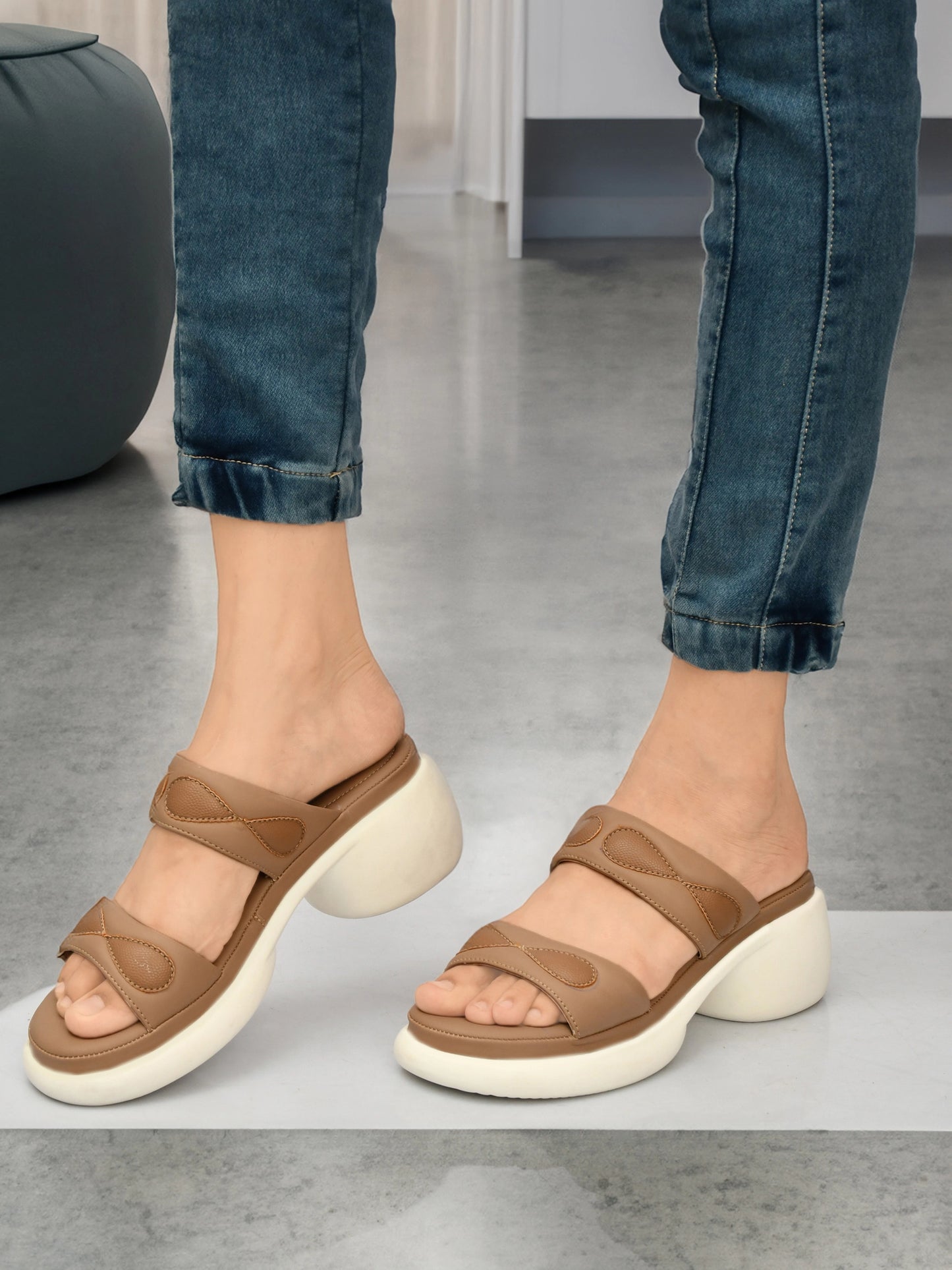 Open Toe Wedge Heel Sandals-M09
